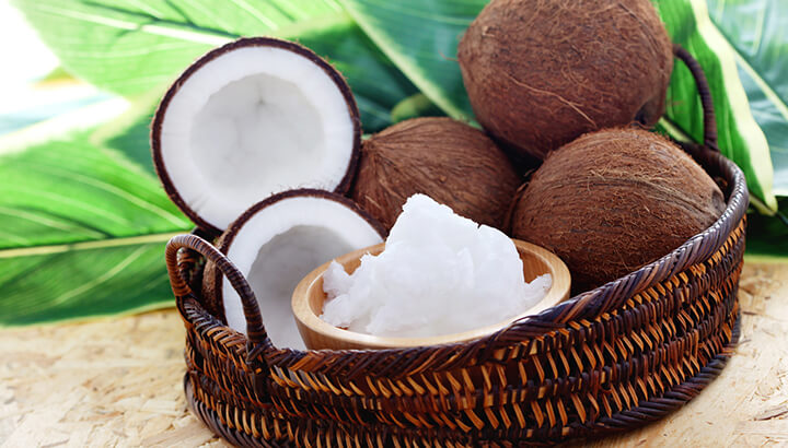 Coconut oil can be used in and around your eyes.