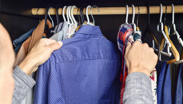 Declutter your closet, one piece of clothing at a time