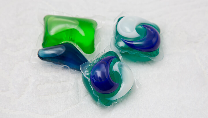 Laundry pods are highly concentrated with chemicals.