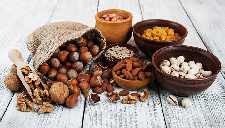 Nuts may help your breasts grow.