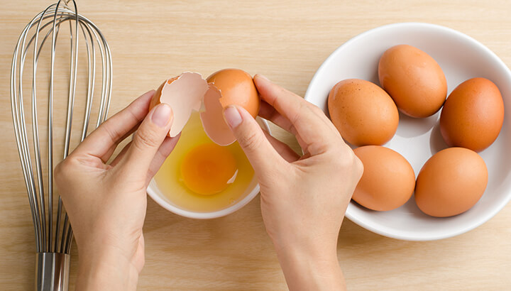 Rather than using Egg Beaters, opt for real, organic eggs