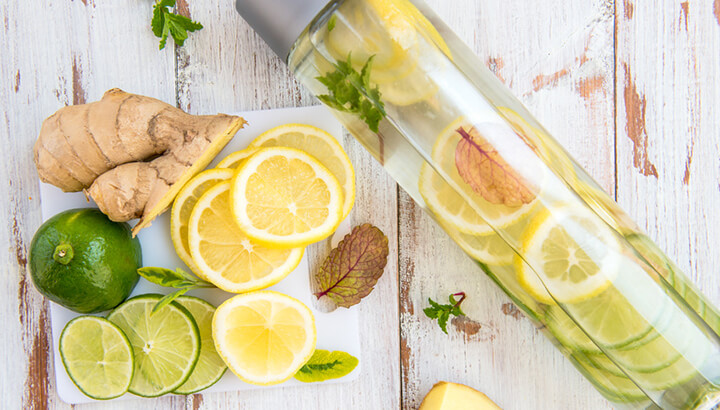 Drinking filtered water with lemon can help with a heavy metals detox.