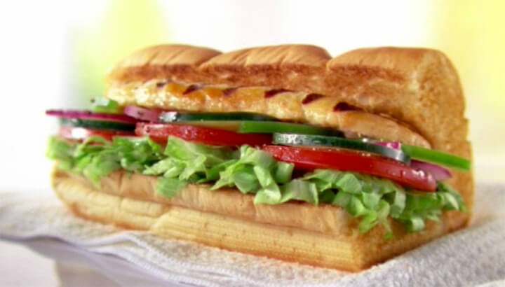 Oven Roasted Chicken sandwich (Courtesy of Subway.com)