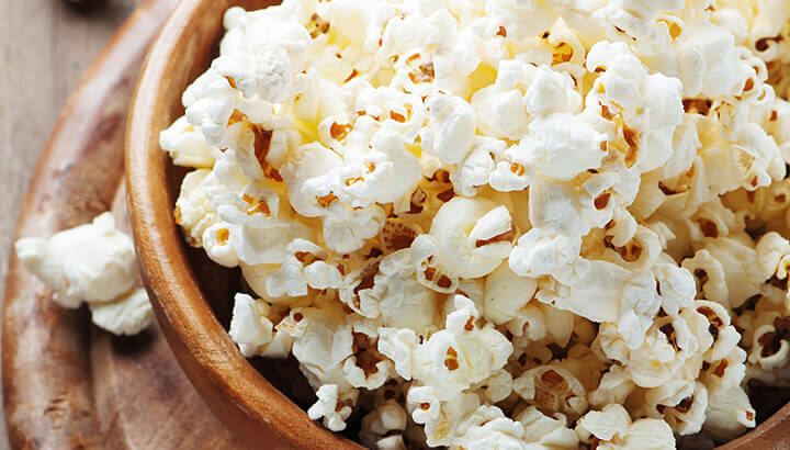 A light snack before bed, like popcorn, can help you avoid nightmares.
