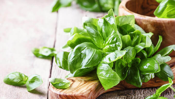 Add basil to green tea for a natural anti-inflammatory.