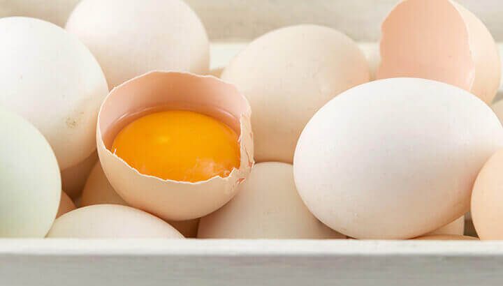 Always choose raw egg from sustainable sources.