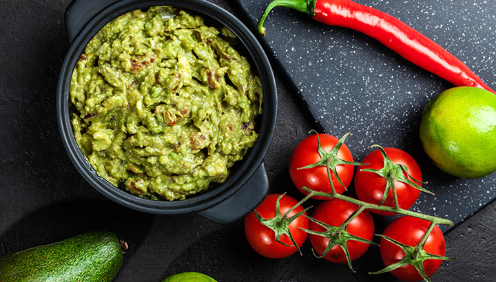 Avocados can easily be turned into guacamole for a healthy snack.