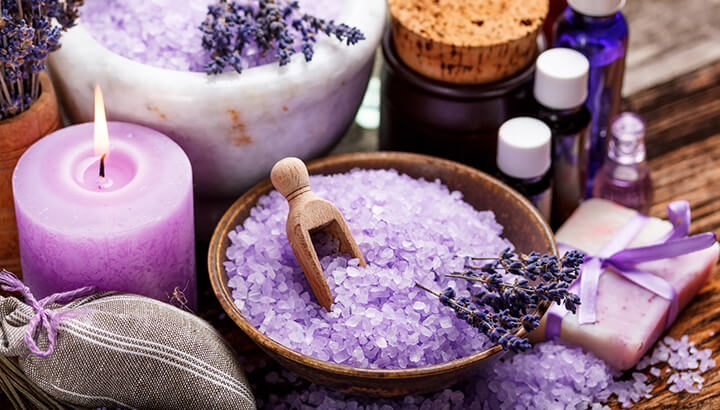 Lavender oil can be used for health and beauty.