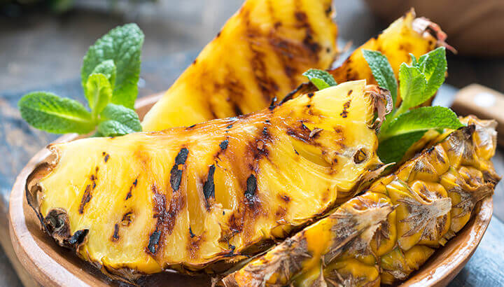 Pineapple is low in calories and nutrient rich.