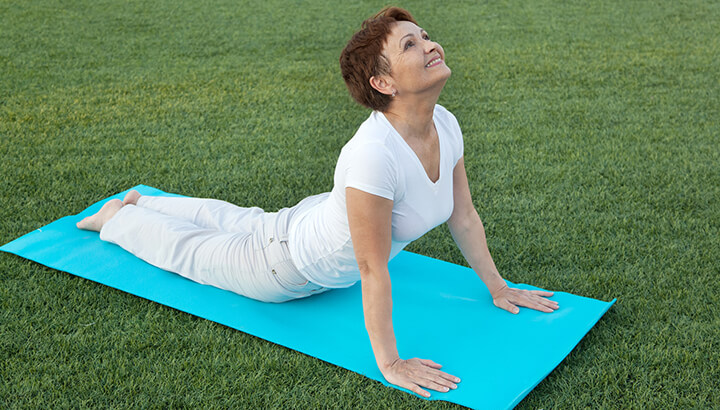 Yoga can calm the mind while you quit smoking.