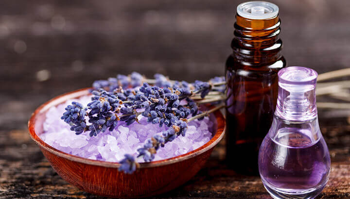 A detox bath with lavender and tea tree oil has antibacterial properties.