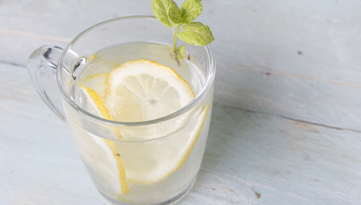 Lemon juice naturally creates alkaline water.