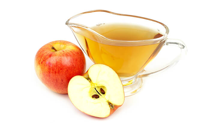 Drink apple cider vinegar and water to prevent acid reflux.