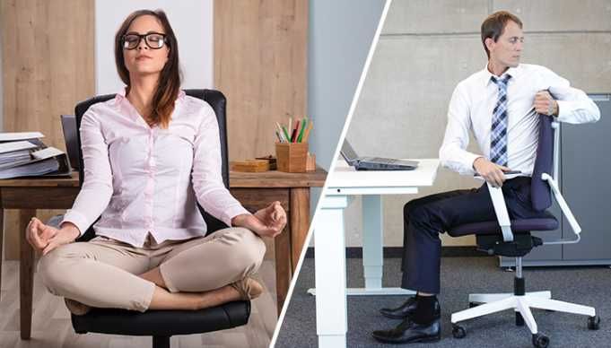 13 Chair Yoga Poses To Do While Sitting At Your Desk