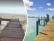 Hurricane Irma Causes Ocean to Disappear in Bahamas