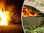 Would You Risk It? Golfers Play Next To Massive Oregon Wildfire