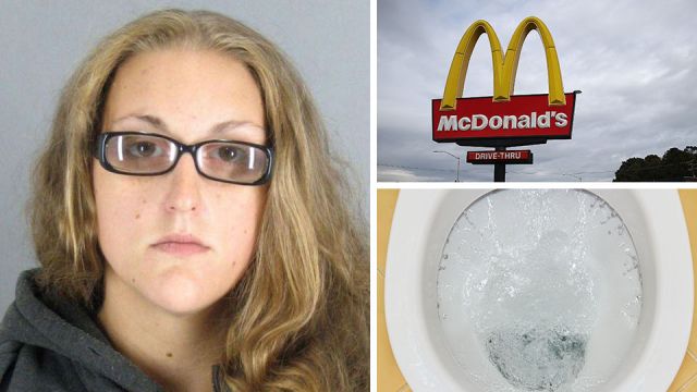Woman accused of trying to flush newborn down a toilet