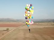 Man Inspired By Movie ‘Up’ Flies Over South Africa Using Balloons