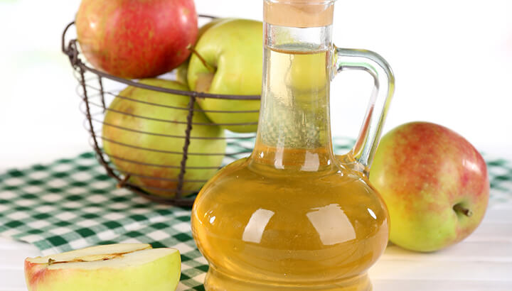 Apple cider vinegar can restore skin health from within.