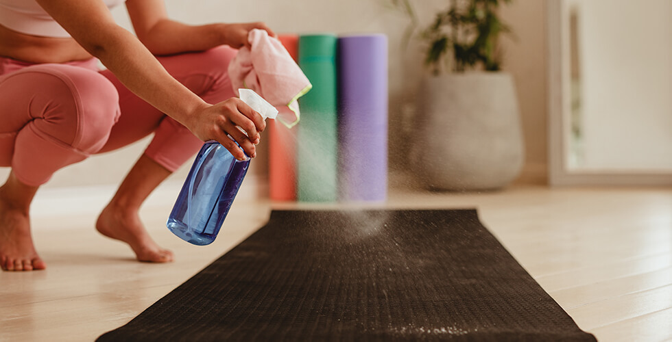 Why You Should Always Use and Clean Your Own Yoga Mat